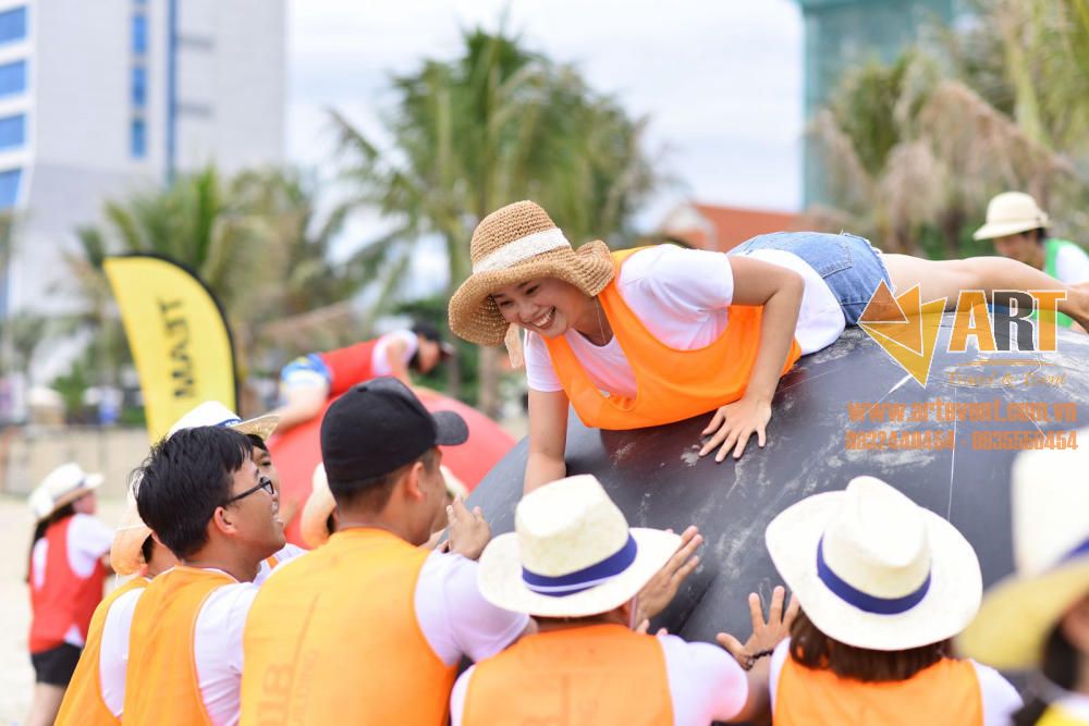 Các trò chơi Team Building tổ chức tại Bãi Nam Sơn Trà Đà Nẵng