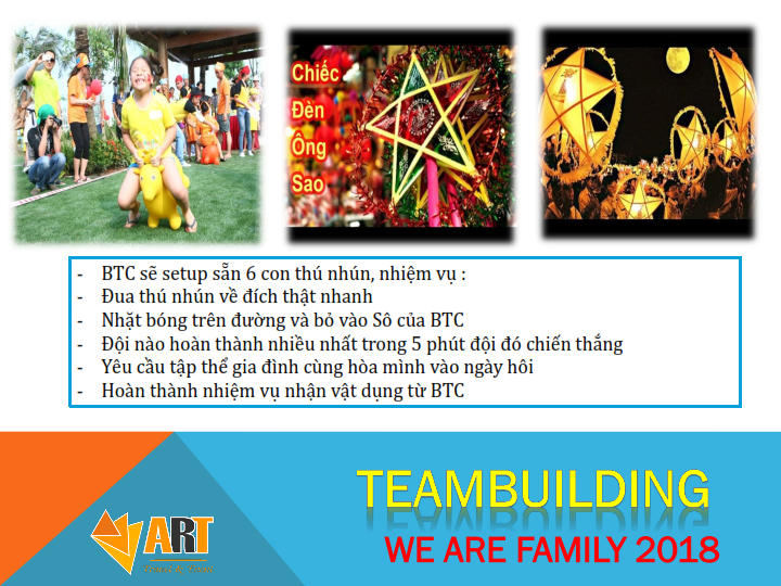 Kịch bản tổ chức Team Building Trung Thu cho trẻ em