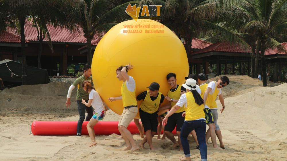 Trò chơi Team Building tổ chức tại Tiên Sa Đà Nẵng