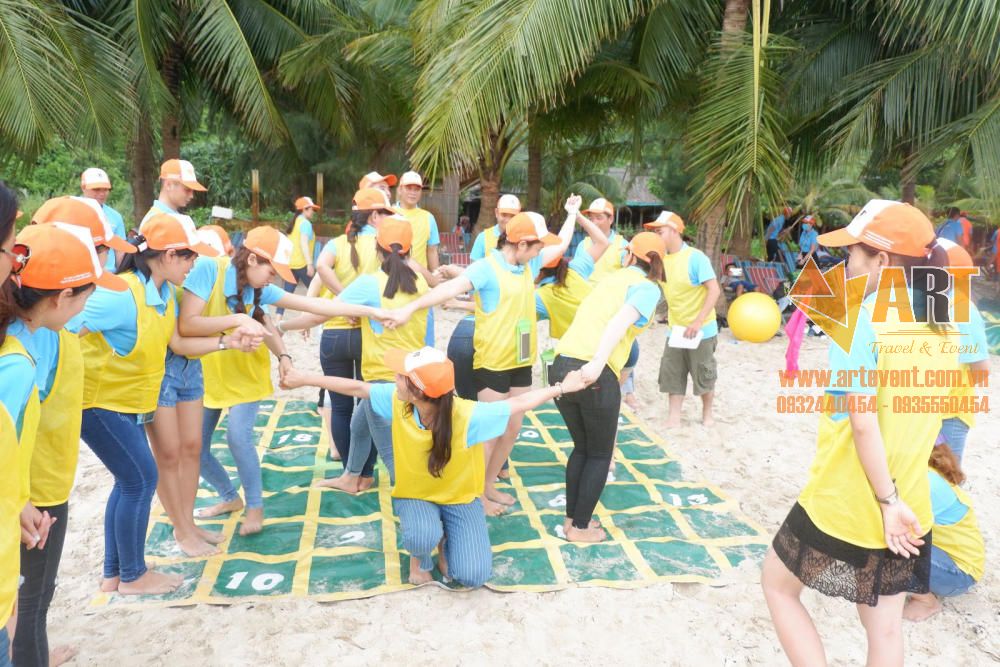 Trò chơi Team Building Tổ chức tại Cù Lao Chàm