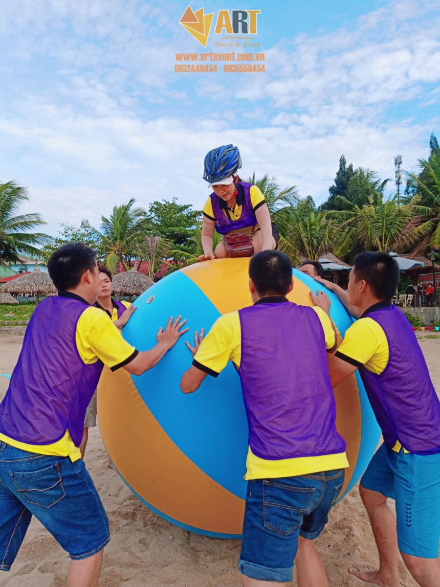 Game Superball là một trong các game của đội Team Building Đà Nẵng